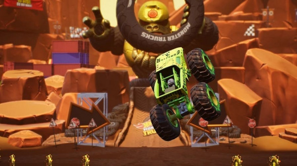 Игра Hot Wheels Monster Trucks: Stunt Mayhem [PS4, английская версия] в Твери