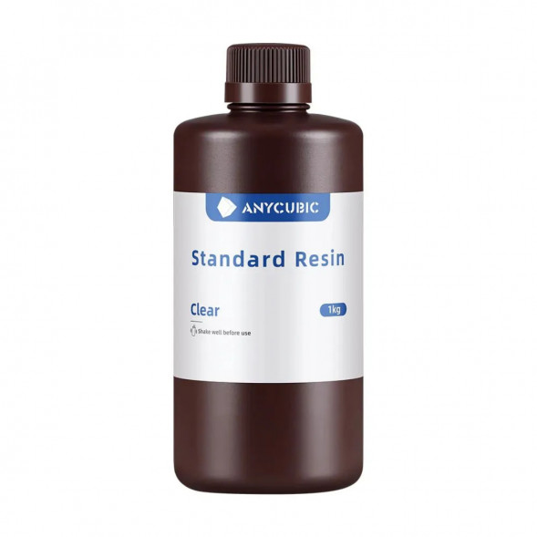 Фотополимерная смола Anycubic Standard Resin для 3D принтера Прозрачная (Clear), 1 кг в Твери