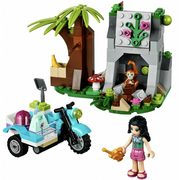Конструктор LEGO Friends 41032 Джунгли: Мотоцикл скорой помощи в Твери