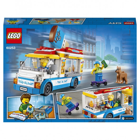Конструктор LEGO City Great Vehicles 60253 Грузовик мороженщика в Твери