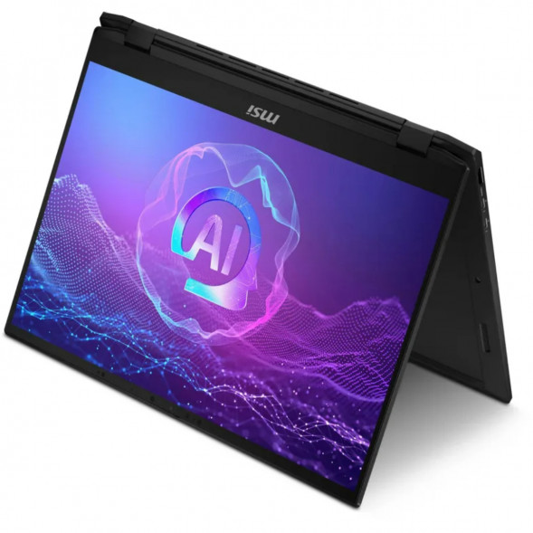 Ноутбук трансформер MSI Summit 16 AI Evo A2HMTG-057RU (16&amp;quot;, IPS, Intel Core Ultra 7 255H 2ГГц, 16 ядер, 16ГБ LPDDR5, 1ТБ SSD, Intel Arc 140T, Windows 11 Home), черный в Твери