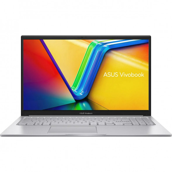 Ноутбук ASUS Vivobook 15 X1504VA-BQ4172 (15.6&amp;quot;, IPS, Intel Core 5 120U 1.4ГГц, 10 ядер, 8ГБ DDR5, 512ГБ SSD, Intel Graphics, без ОС), серебристый в Твери
