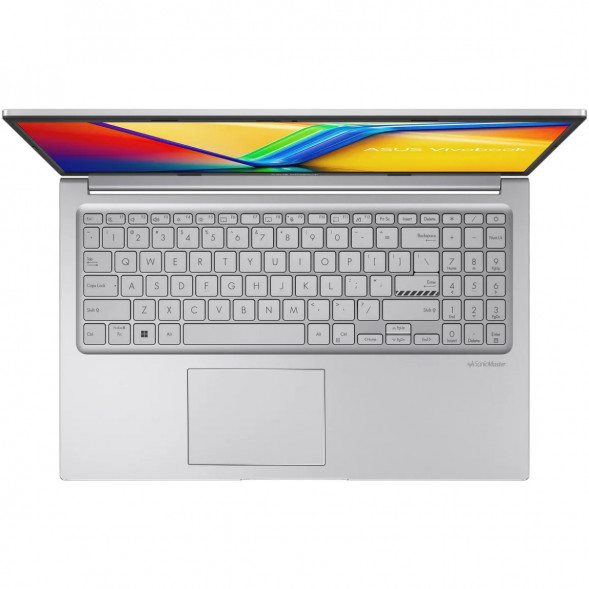 Ноутбук ASUS Vivobook 15 X1504VA-BQ4172 (15.6&amp;quot;, IPS, Intel Core 5 120U 1.4ГГц, 10 ядер, 8ГБ DDR5, 512ГБ SSD, Intel Graphics, без ОС), серебристый в Твери