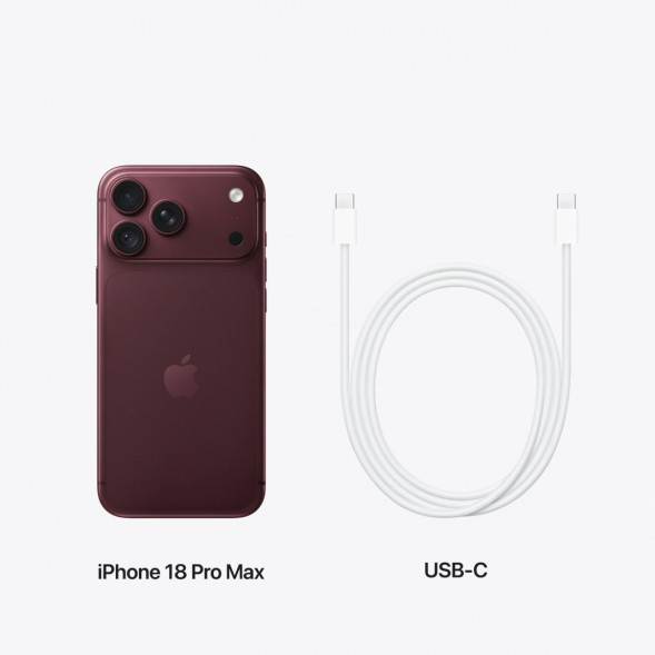 Смартфон Apple iPhone 18 Pro Max 2TB (SIM + eSIM), Burgundy в Твери