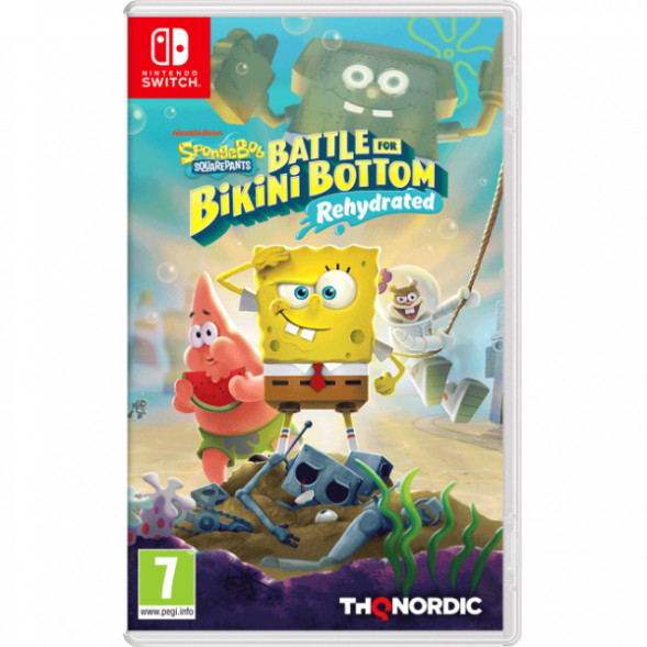 Игра SpongeBob SquarePants: Battle for Bikini Bottom - Rehydrated [Nintendo Switch, русские субтитры] в Твери