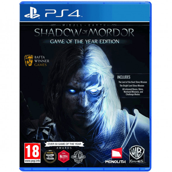 Игра Middle Earth: Shadow Of Mordor. Game of the Year Edition [PS4, русские субтитры] в Твери