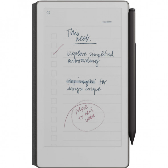 Графический планшет reMarkable Paper Pro Move + Стилус MarkerPlus + Чехол BookFolio Premium Leather, Black в Твери