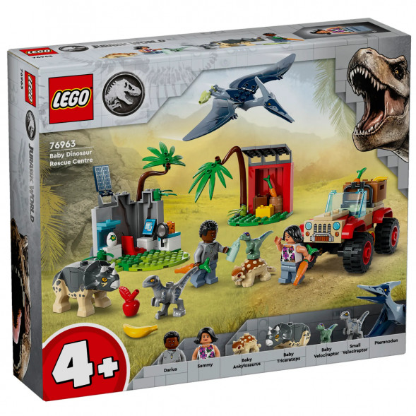 Конструктор LEGO Jurassic World 76963 Центр спасения детенышей динозавров в Твери