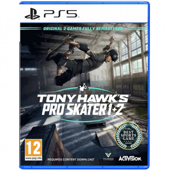 Игра Tony Hawk&amp;#039;s Pro Skater 1+2 [PS5, английская версия] в Твери