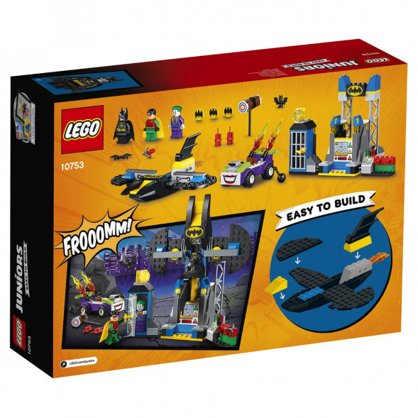 Конструктор LEGO Juniors 10753 Нападение Джокера на Бэтпещеру в Твери