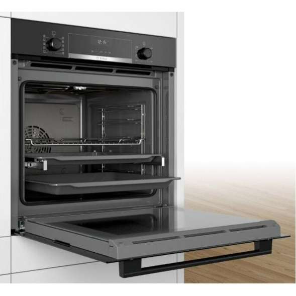 Духовой электрический шкаф Bosch HBG5370B0, черный в Твери