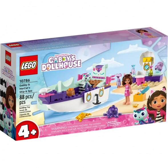 Конструктор LEGO Gabby&amp;#039;s Dollhouse 10786 Корабль и спа Габби и МерКэта в Твери