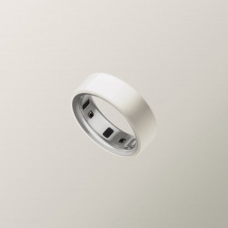 Умное кольцо Oura Ring 4 Ceramic (размер 10), Облако/Cloud