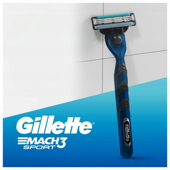 Лезвия для бритвы Gillette Mach3 Sport, 15 шт. в Твери