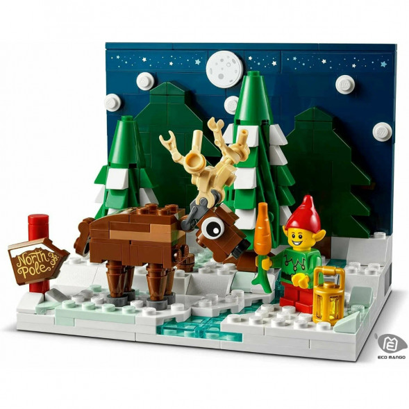 Конструктор LEGO 40484 Перед домом Деда Мороза в Твери