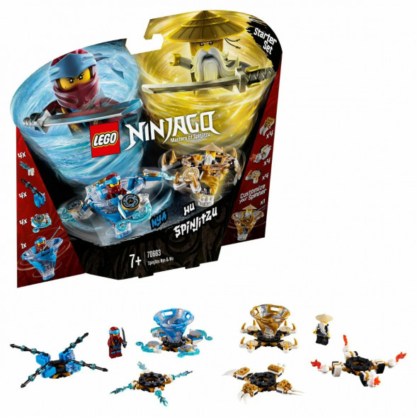 Конструктор LEGO Ninjago 70663 Ния и Ву: мастера Кружитцу в Твери
