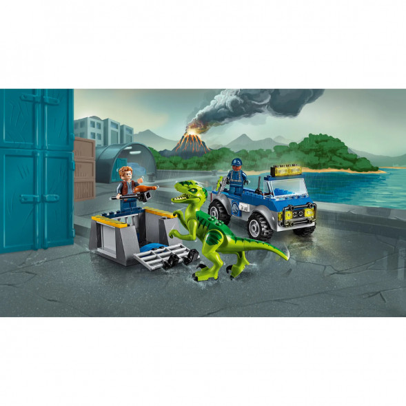 Конструктор LEGO Juniors 10757 Грузовик спасателей для перевозки раптора в Твери