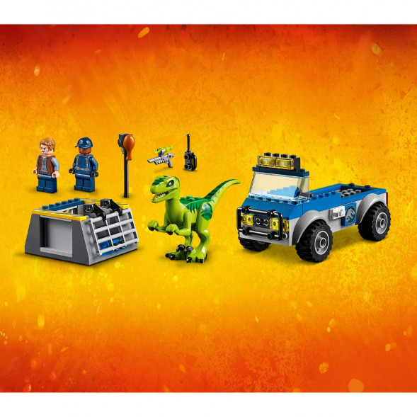 Конструктор LEGO Juniors 10757 Грузовик спасателей для перевозки раптора в Твери