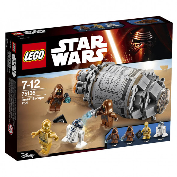 Конструктор LEGO Star Wars 75136 Спасательная капсула дроидов в Твери