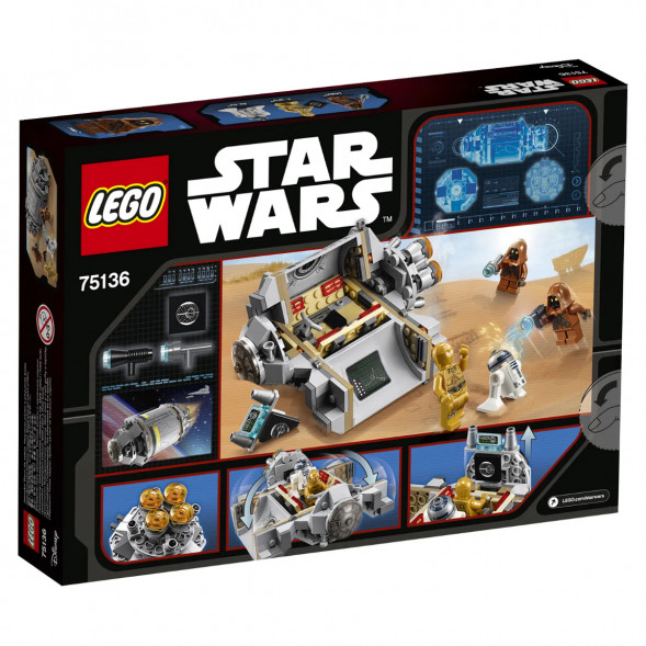 Конструктор LEGO Star Wars 75136 Спасательная капсула дроидов в Твери