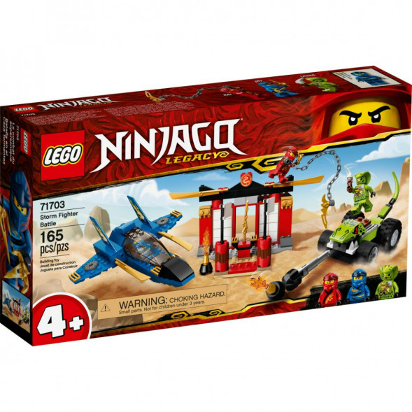 Конструктор LEGO Ninjago 71703 Бой на штормовом истребителе в Твери
